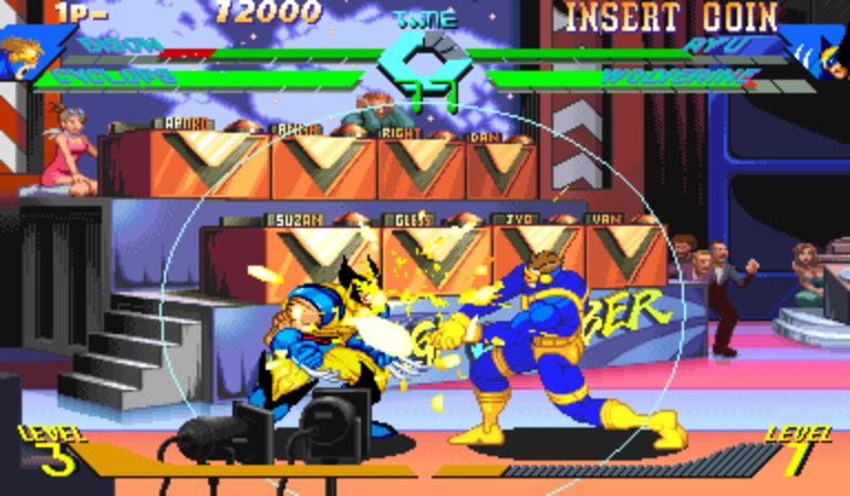 X-Men Vs. Street Fighter (Asia 960910) Screenshot 1
